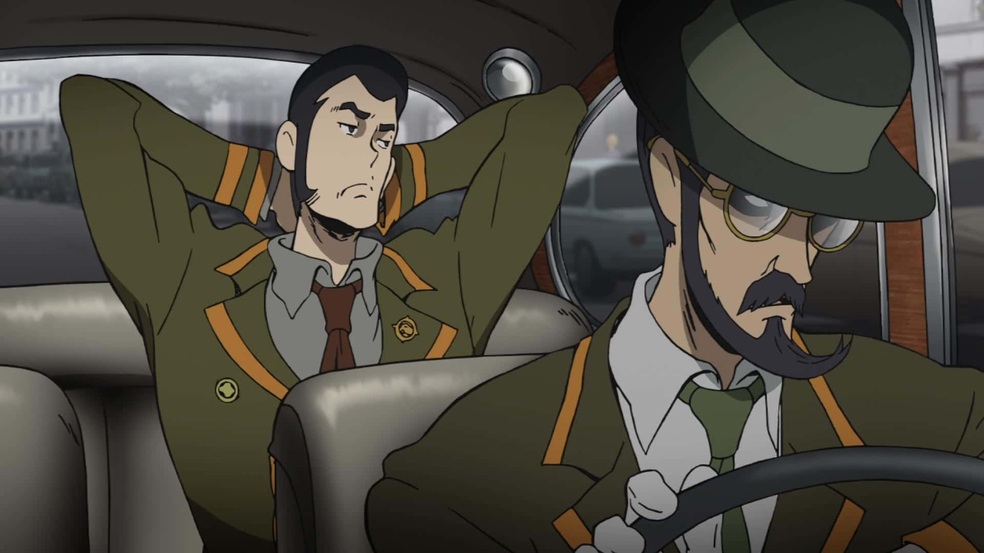 Daisukejigen, El Tirador Certero De Lupin Iii, Empuñando Su Pistola Mientras Fuma Un Cigarrillo. Fondo de pantalla