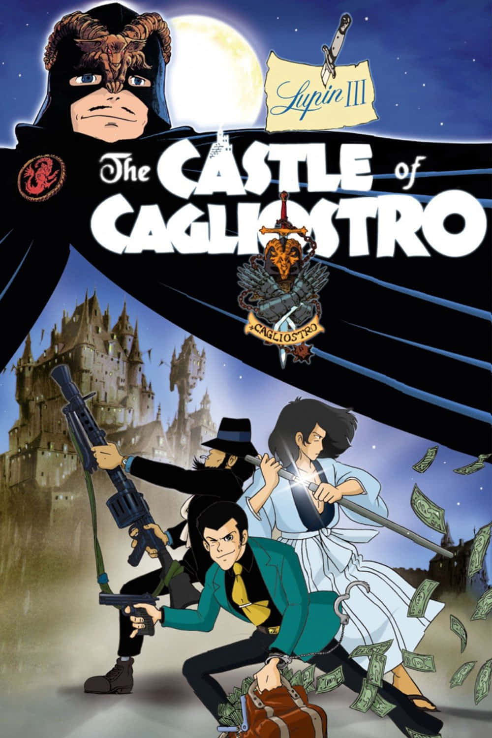 Lupin III and Clarisse in a scene from The Castle of Cagliostro Wallpaper