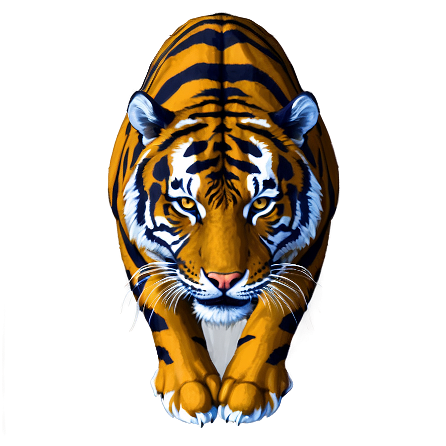 Lurking Predator Tiger Png Fhk PNG