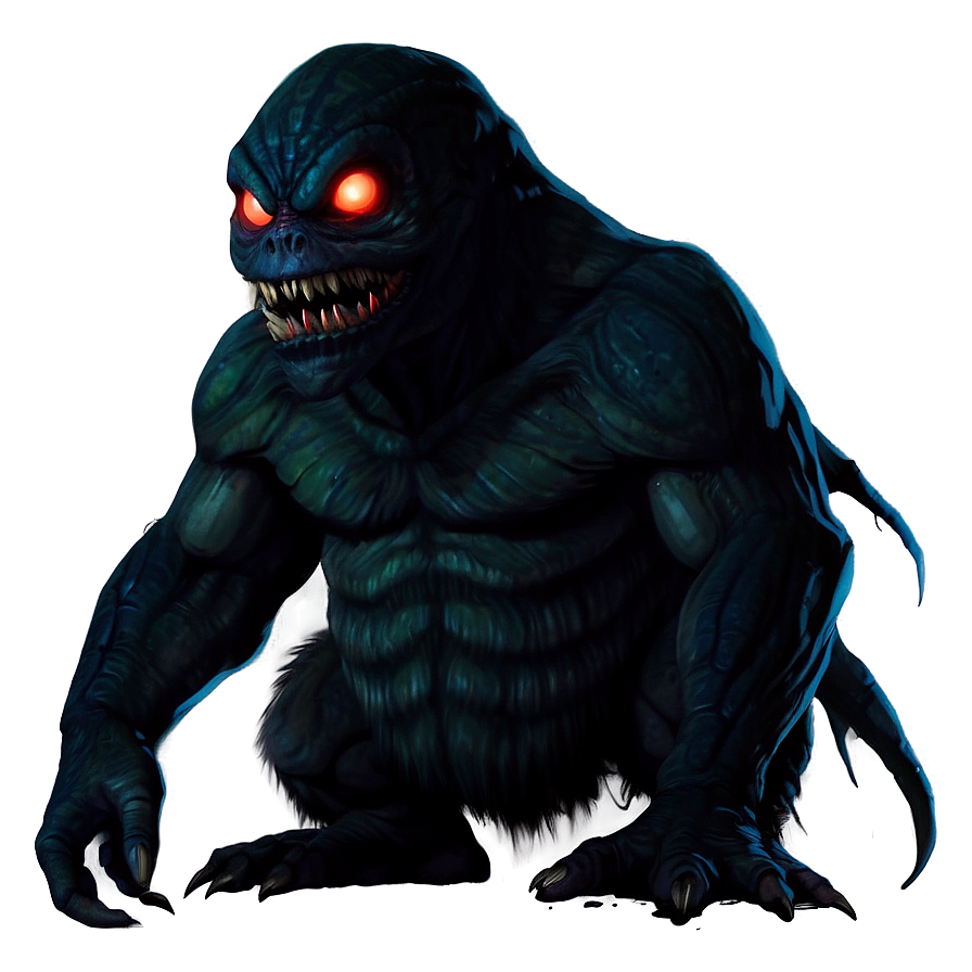 Lurking Shadow Monster Png 05232024 PNG