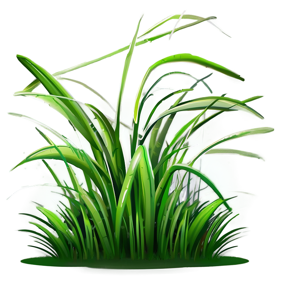 Lush Cartoon Grass Png Bwj56 PNG
