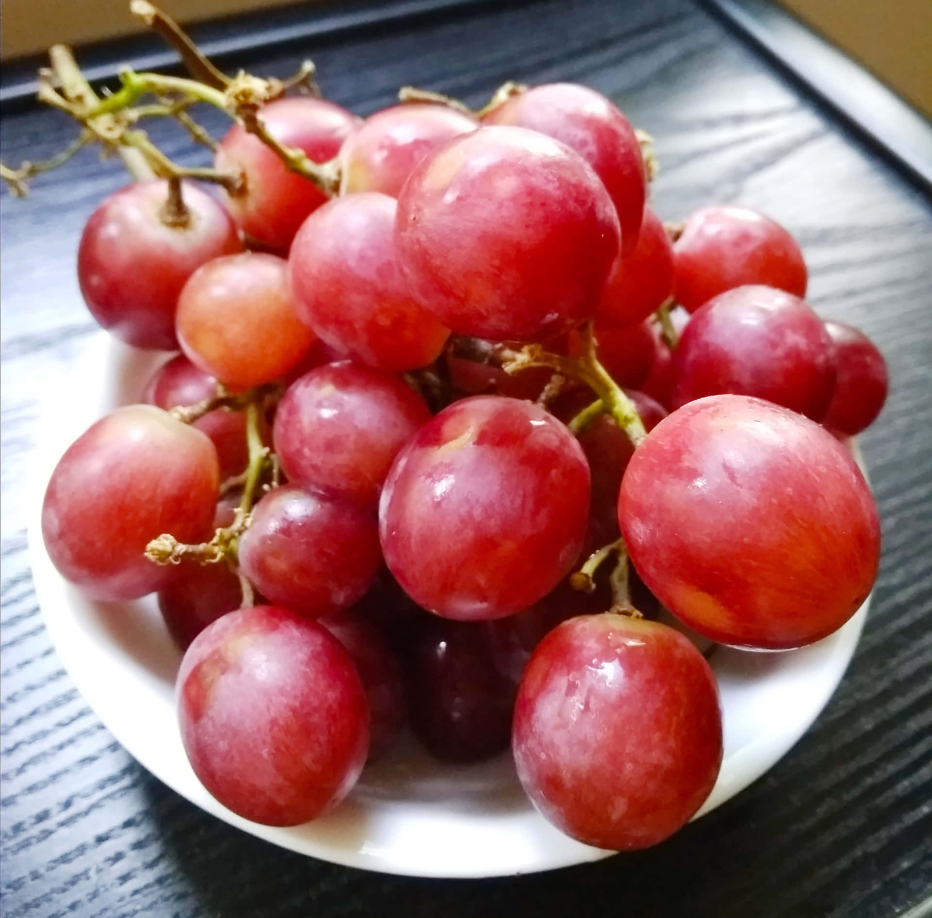 Lush Cluster Of Grapes