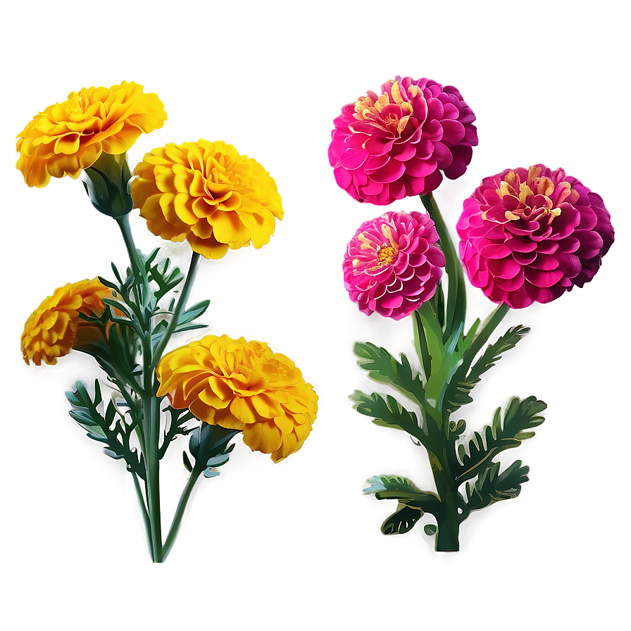 Lush Marigolds Arrangement Png 15 PNG