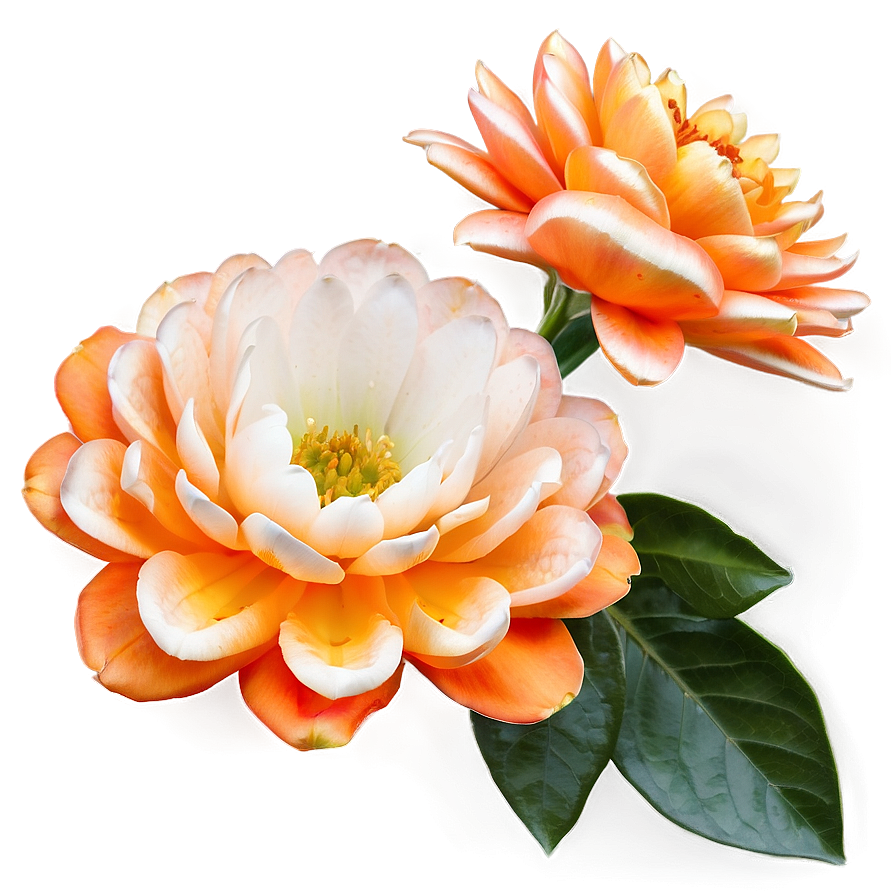 Lush Orange Bloom Png 48 PNG