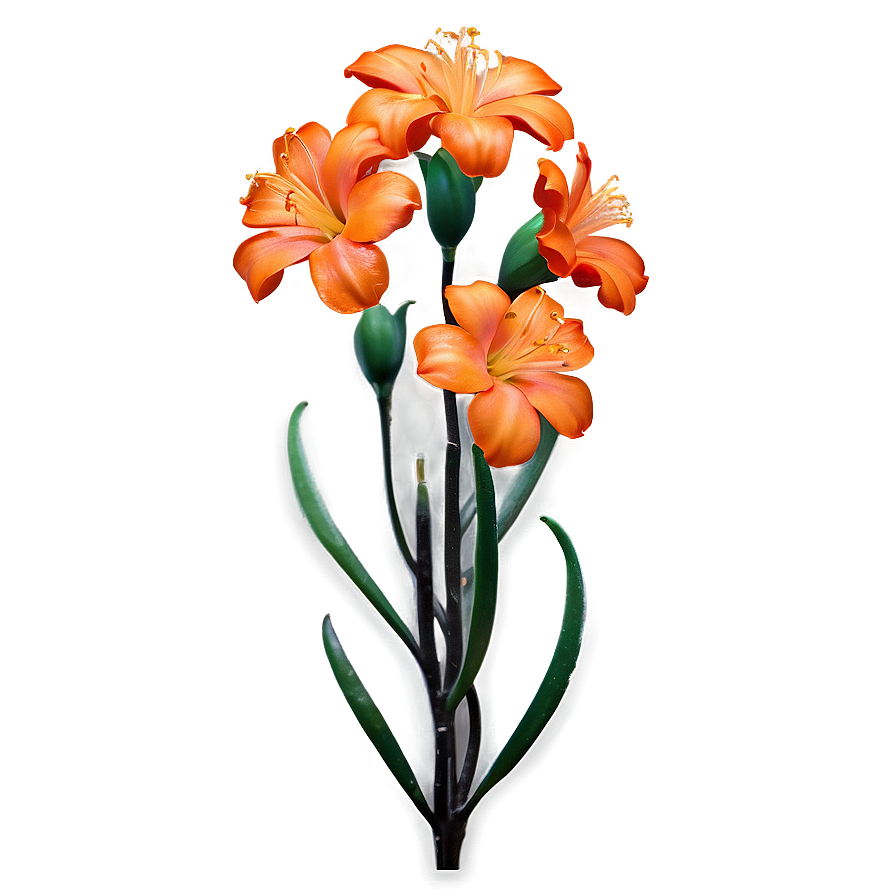 Lush Orange Bloom Png Imt56 PNG