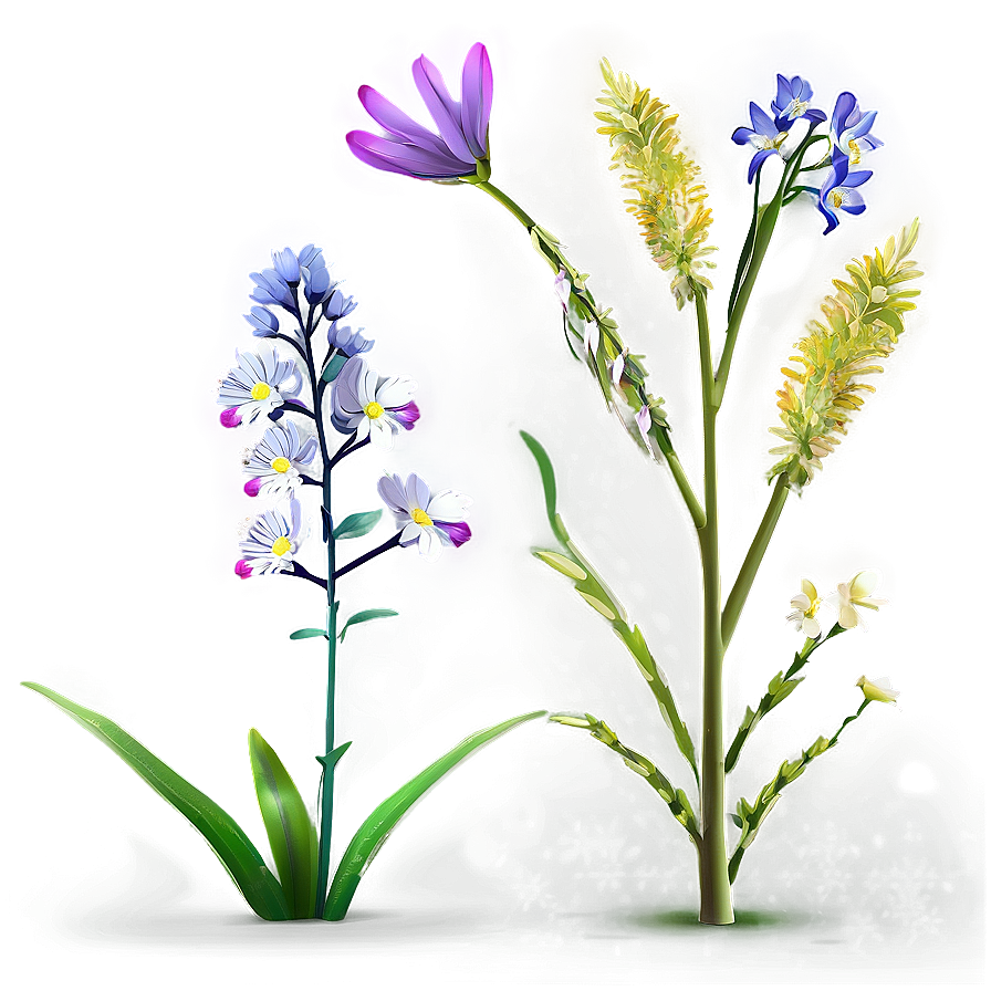 Lush Wildflower Habitat Png 82 PNG