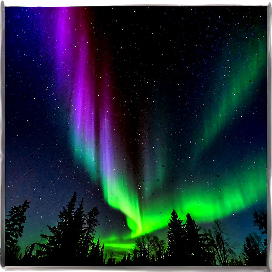 Lustrous Aurora Sky Phenomenon Png Opy83 PNG