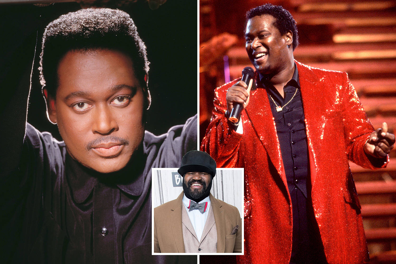 Luther Vandross Gregory Porter Photo Collage Wallpaper