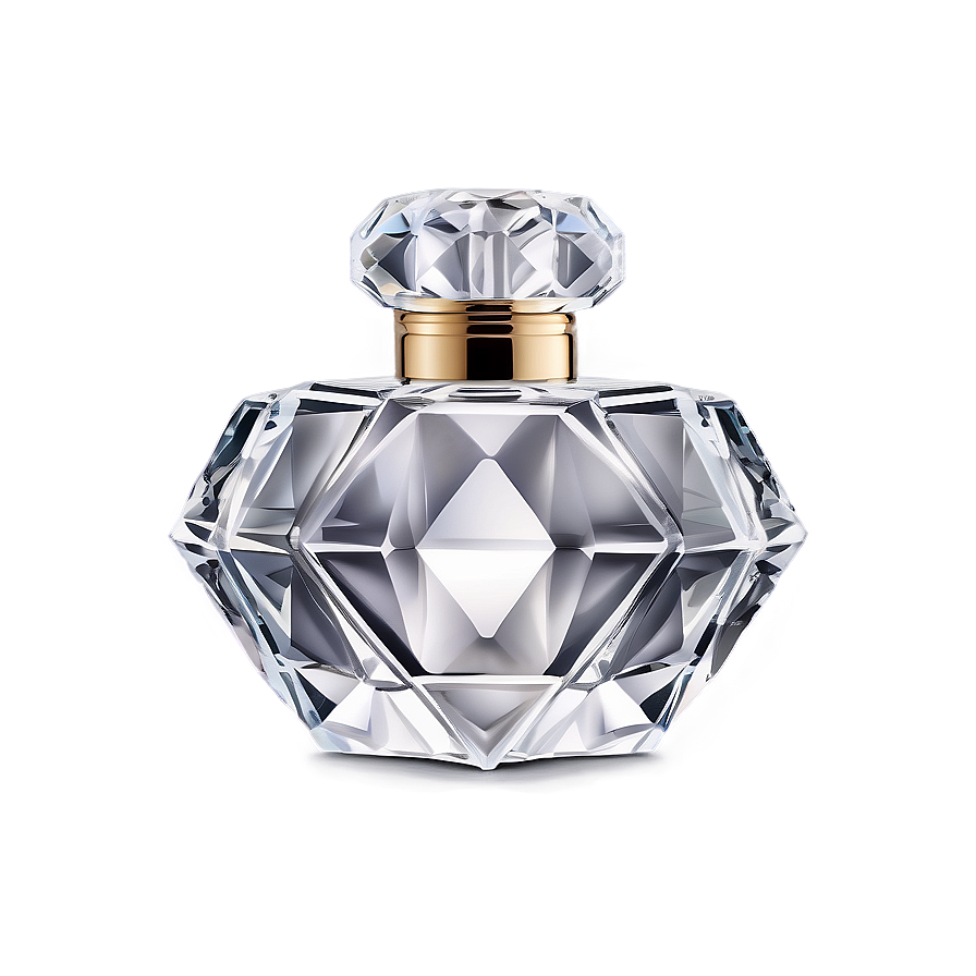 Luxe Diamond Cut Perfume Bottle Png 27 PNG