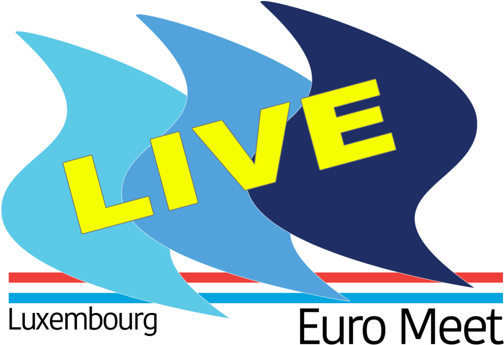 Luxembourg Euro Meet Live Event Logo PNG