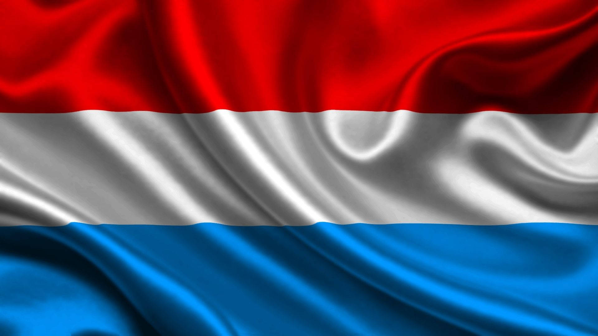 Luxembourg Flag Cloth Wallpaper