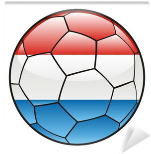 Luxembourg Flag Soccer Ball PNG