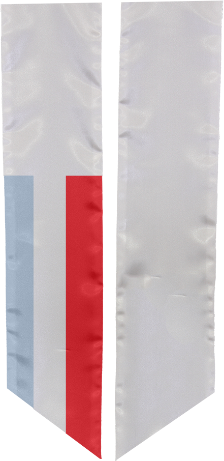 Luxembourg Flag Vertical Ribbons PNG