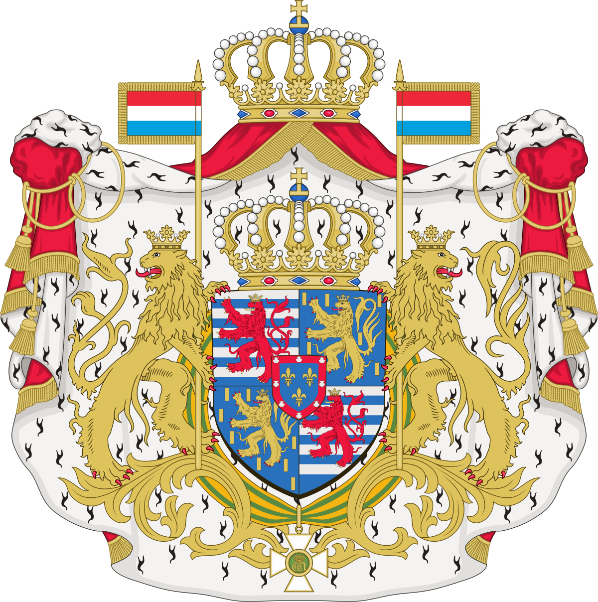 Luxembourg_ Grand_ Ducal_ Coat_of_ Arms PNG