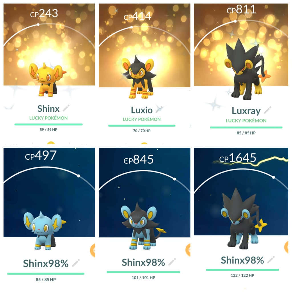Luxio Evolution på Pokémon Go Wallpaper