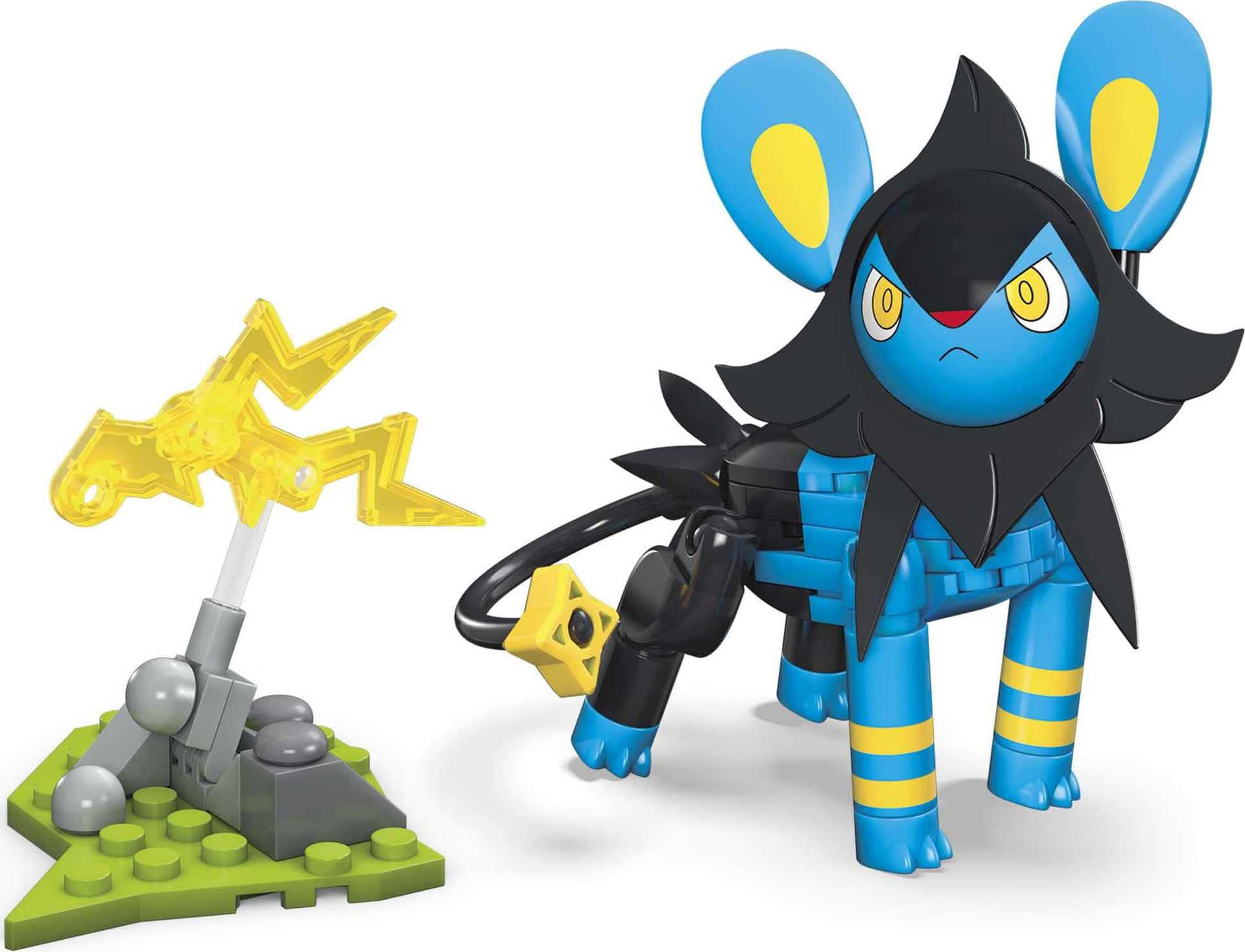 Luxio Mega Construx Model - Assembled and Ready for Action! Wallpaper