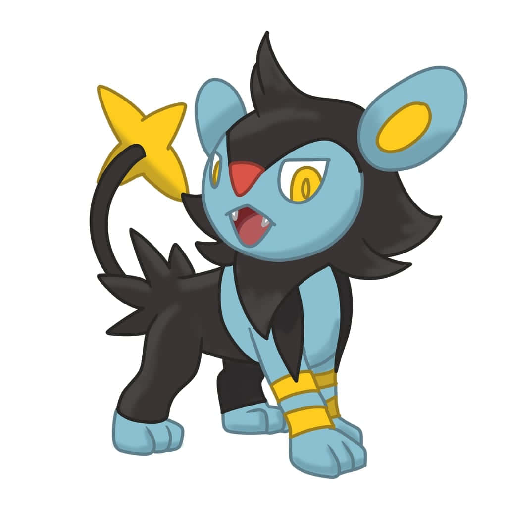 Luxio,el Pokémon Con La Boca Abierta. Fondo de pantalla