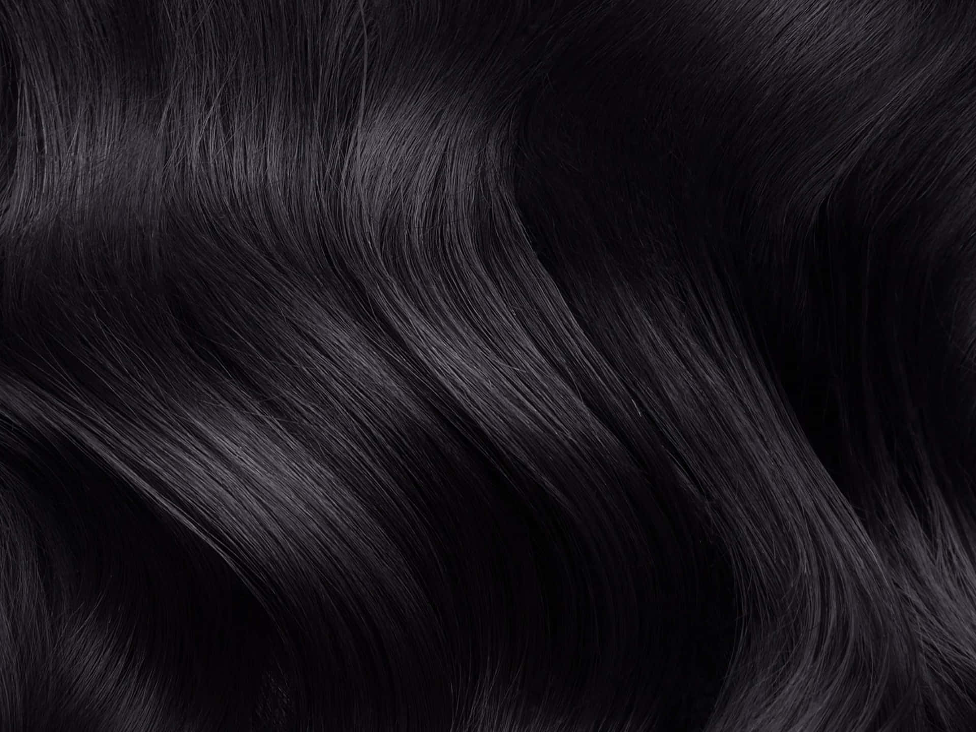 Luxurious Black Hair Texture Wallpaper