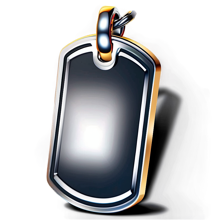 Luxurious Dog Tag Png 06122024 PNG