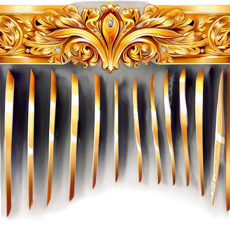 Luxurious Golden Line Pattern Png 87 PNG