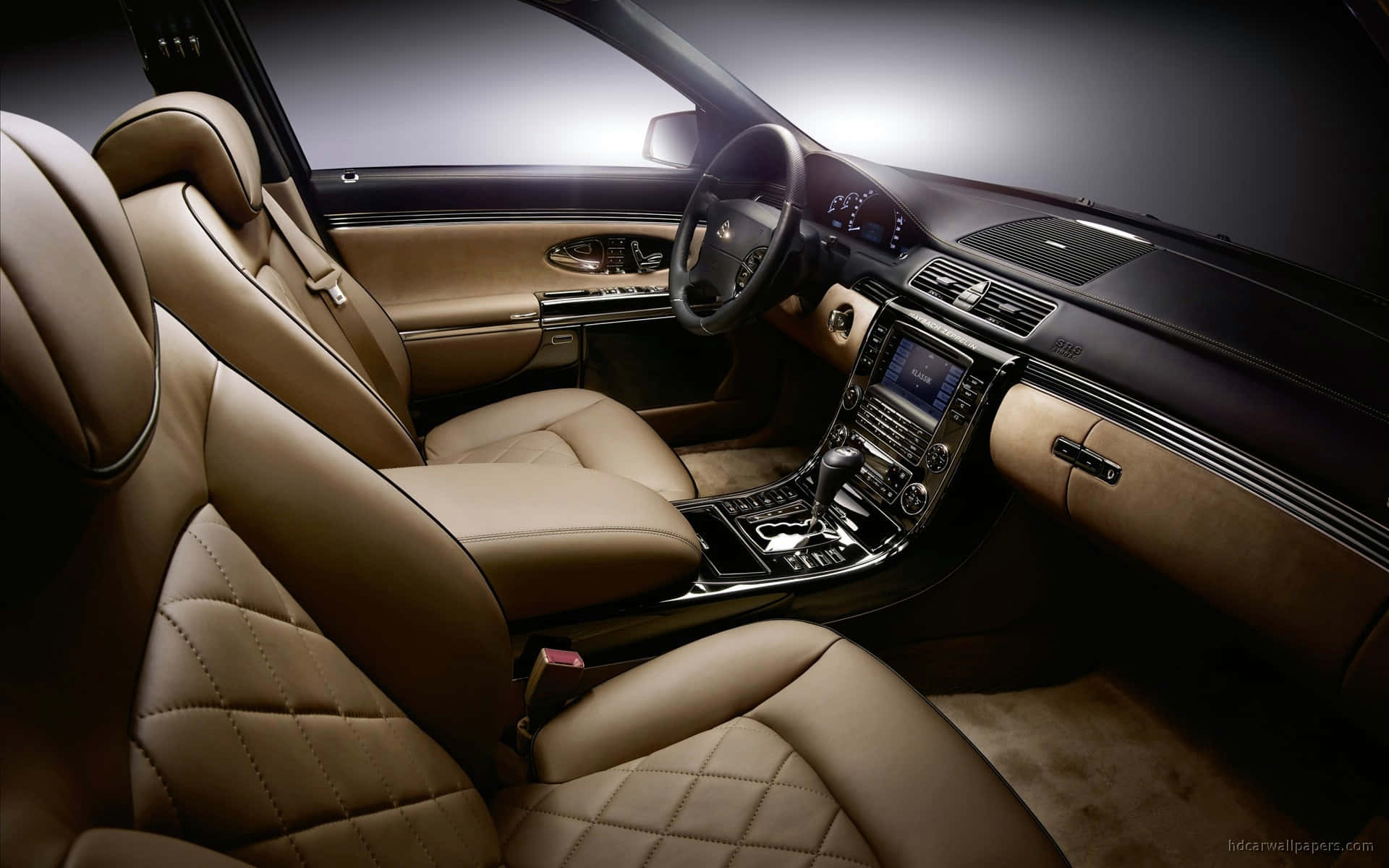 Intérieur Luxueux De Maybach Fond d'écran