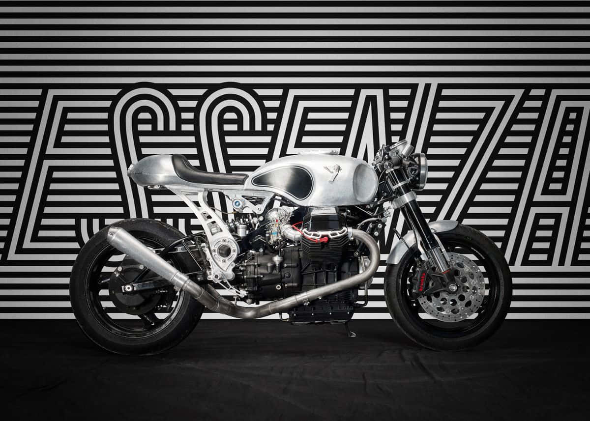 Luxurious Moto Guzzi Motorcycle Nightride Wallpaper