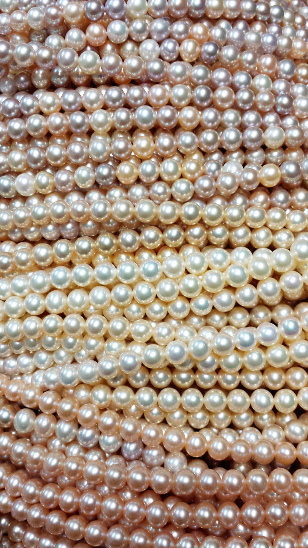 Luxurious Pearl Necklaces Texture Wallpaper