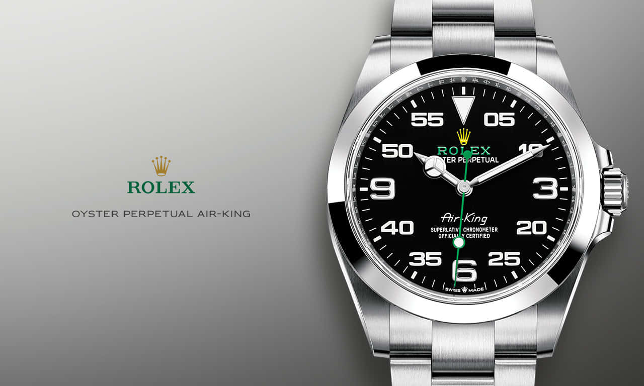 Luxurious Rolex Oyster Perpetual Air-king Watch Wallpaper