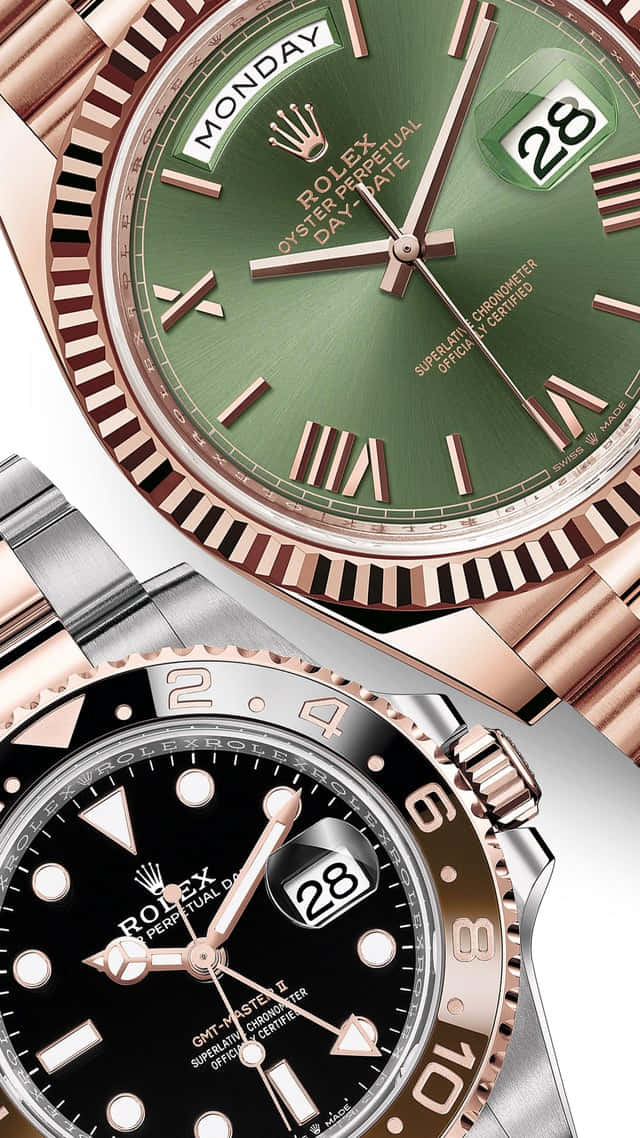 Luxurious Rolex Perpetual Day-date Watch Wallpaper