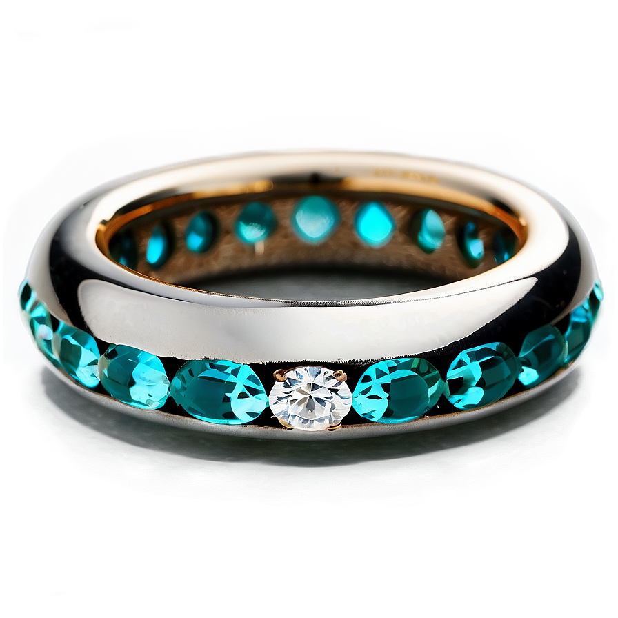 Luxurious Tiffany Wedding Band Png 06242024 PNG