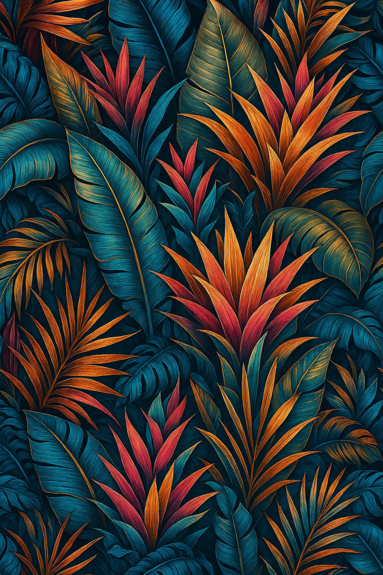 Luxurius Floral Wallpaper