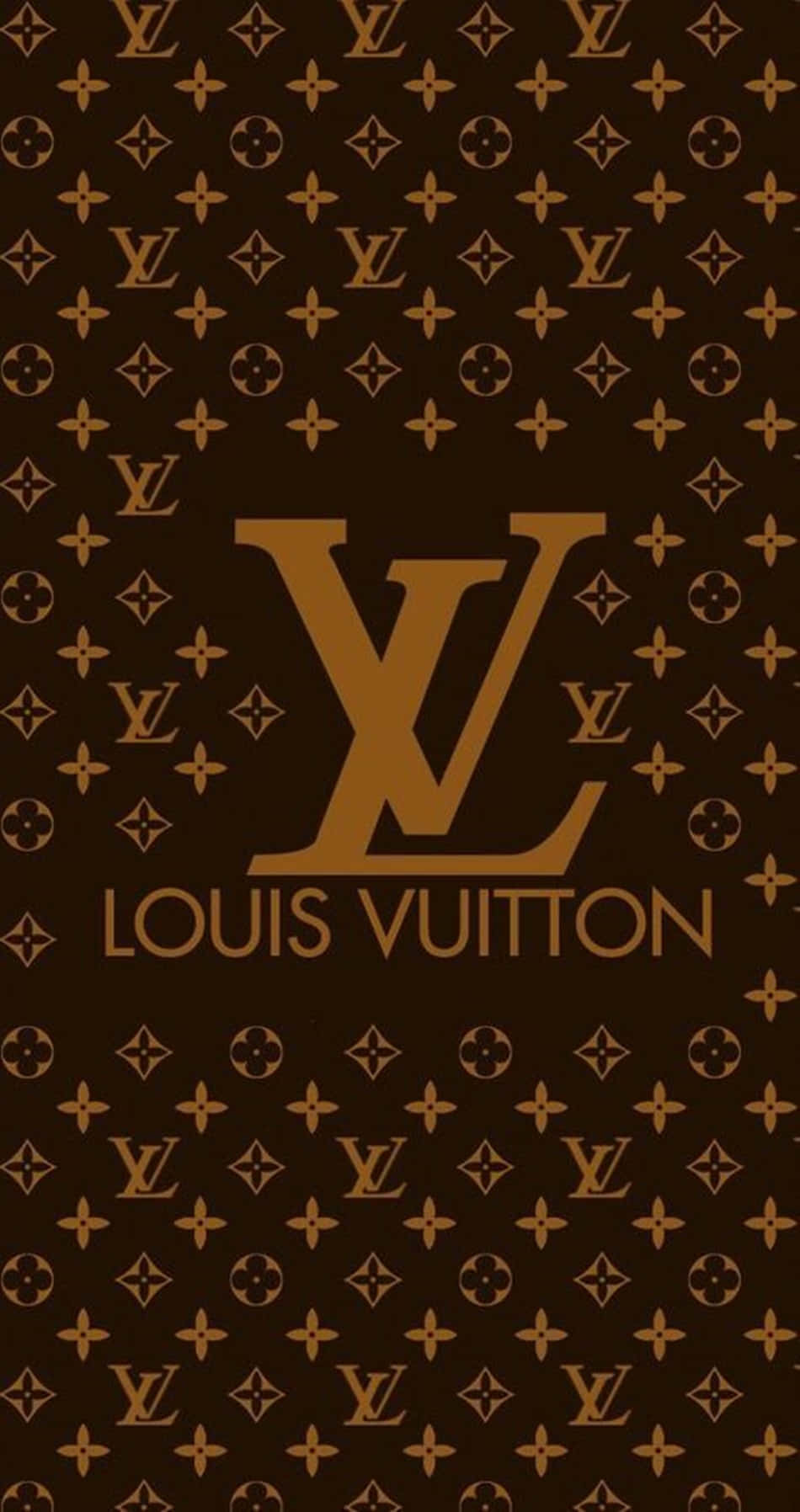 Luxury Aesthetic Louis Vuitton Pattern Wallpaper