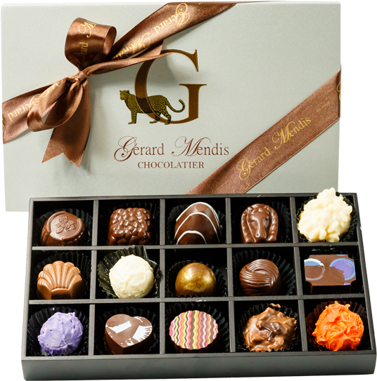 Luxury Assorted Chocolates Box PNG