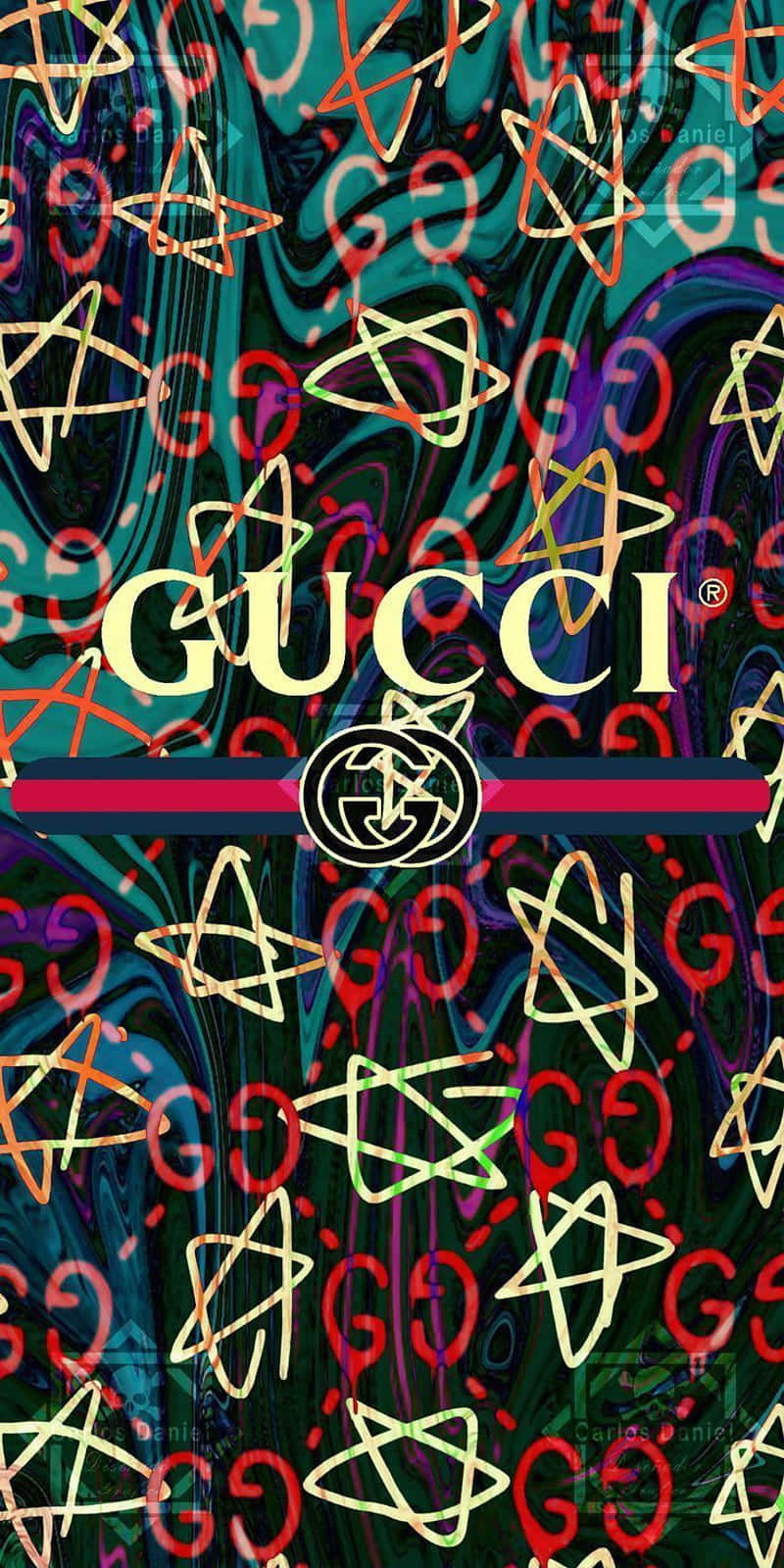 Gucci - Gucci - Abstract Art By Sarah Mcdonald Wallpaper