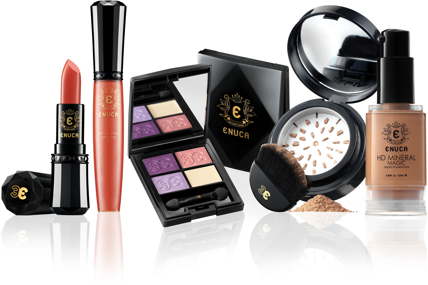 Luxury Cosmetics Collection Display PNG