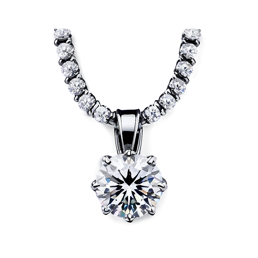 Luxury Diamond Necklace Png Yld95 PNG