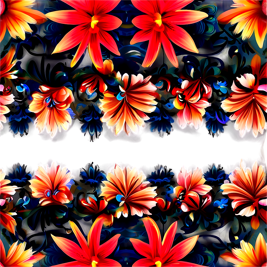 Luxury Floral Pattern Png 06202024 PNG