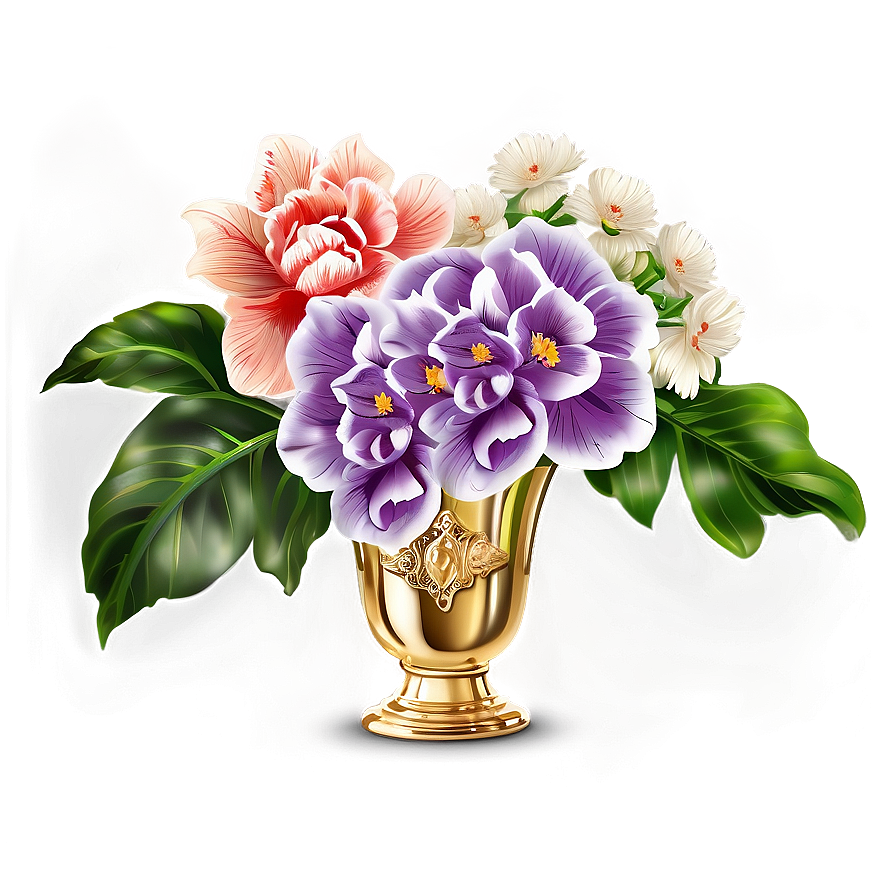 Luxury Flower Vase Png Mhc PNG