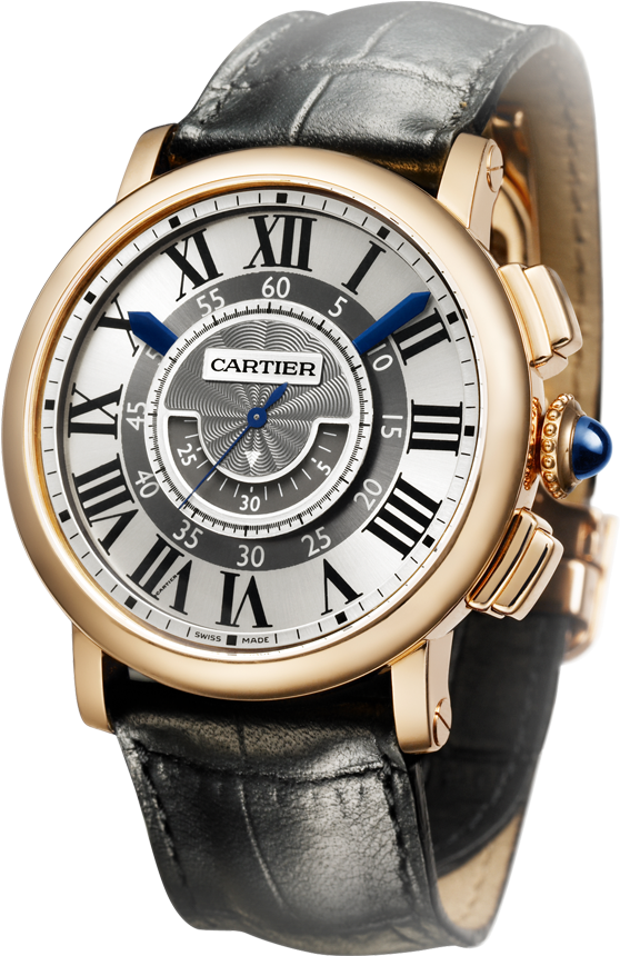 Luxury Gold Cartier Watch PNG