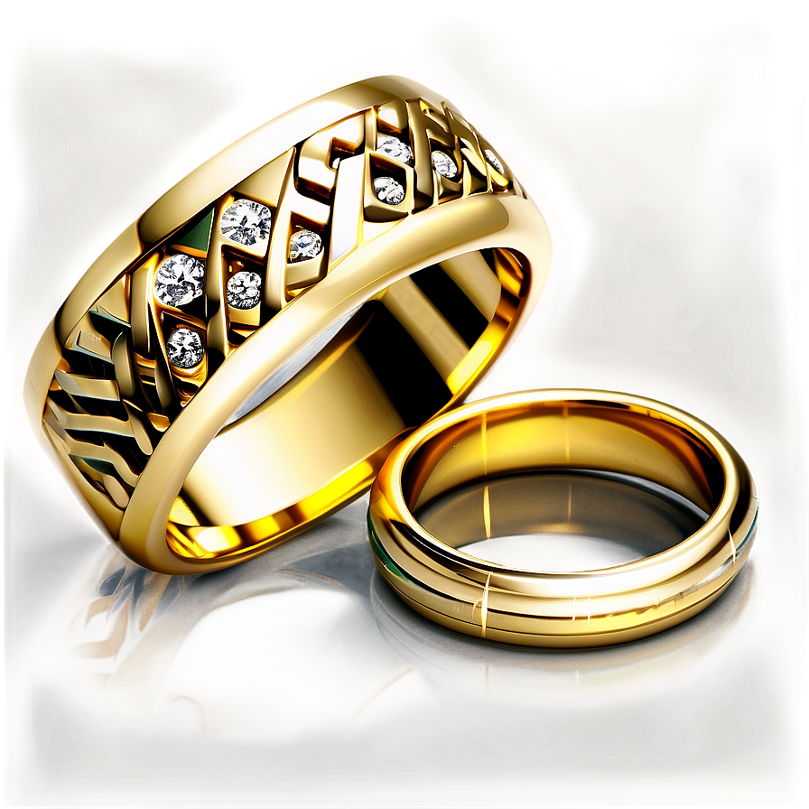 Luxury Gold Rings Png Gsq PNG