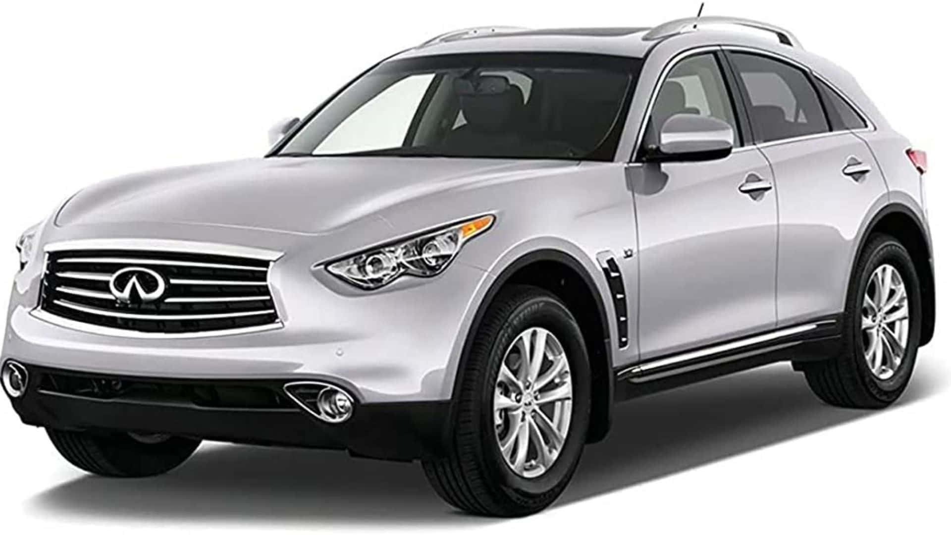 "luxury Infiniti Qx70 In A Picturesque Landscape" Wallpaper