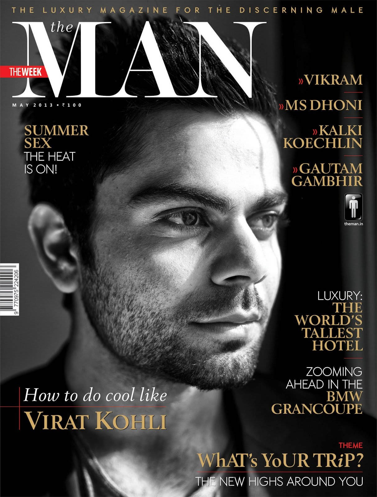 Luxury Magazine Cover For Discerning Male Wallpaper