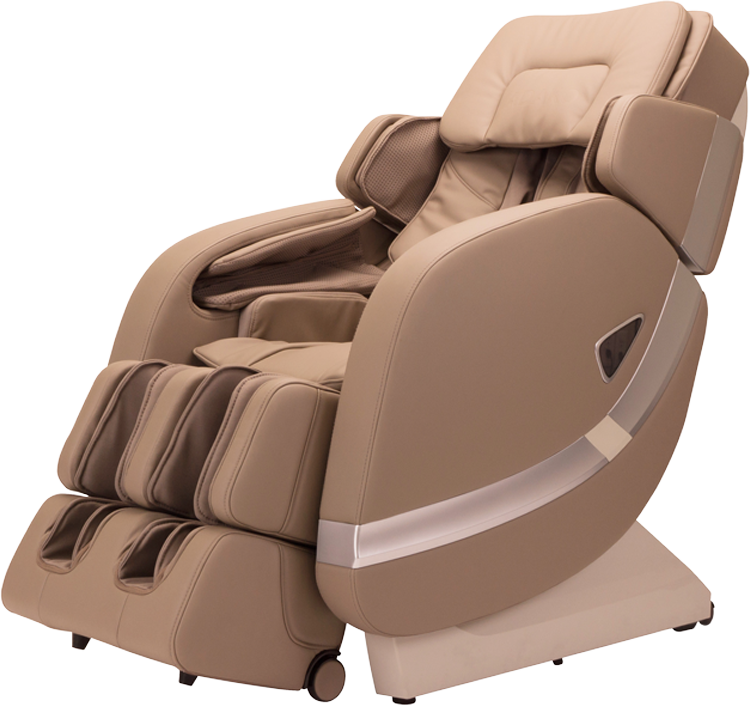 Luxury Massage Chair Brown PNG