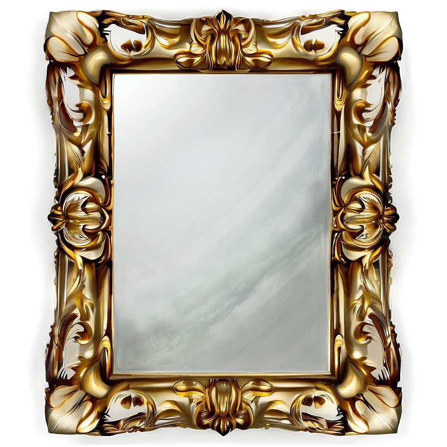 Luxury Mirror Frame Png 06212024 PNG