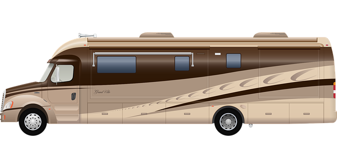 Luxury Motorhome Side View PNG