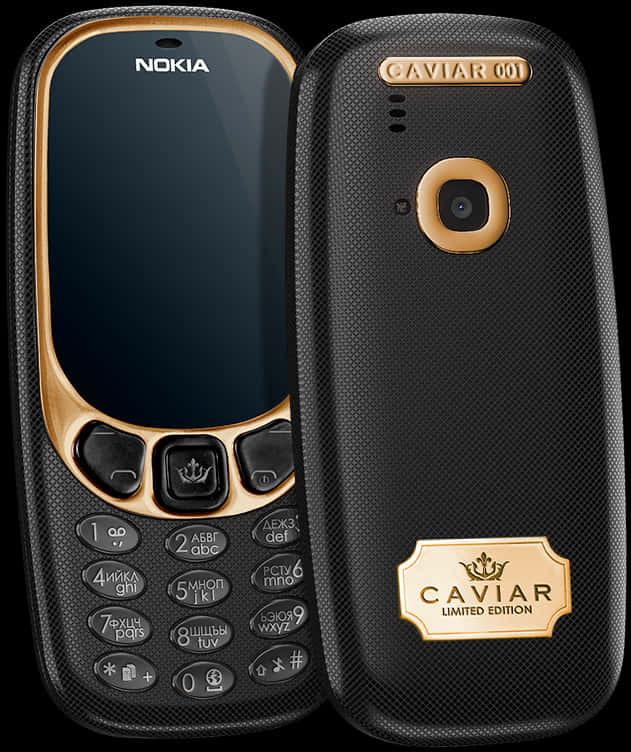 Luxury Nokia Caviar Phone PNG