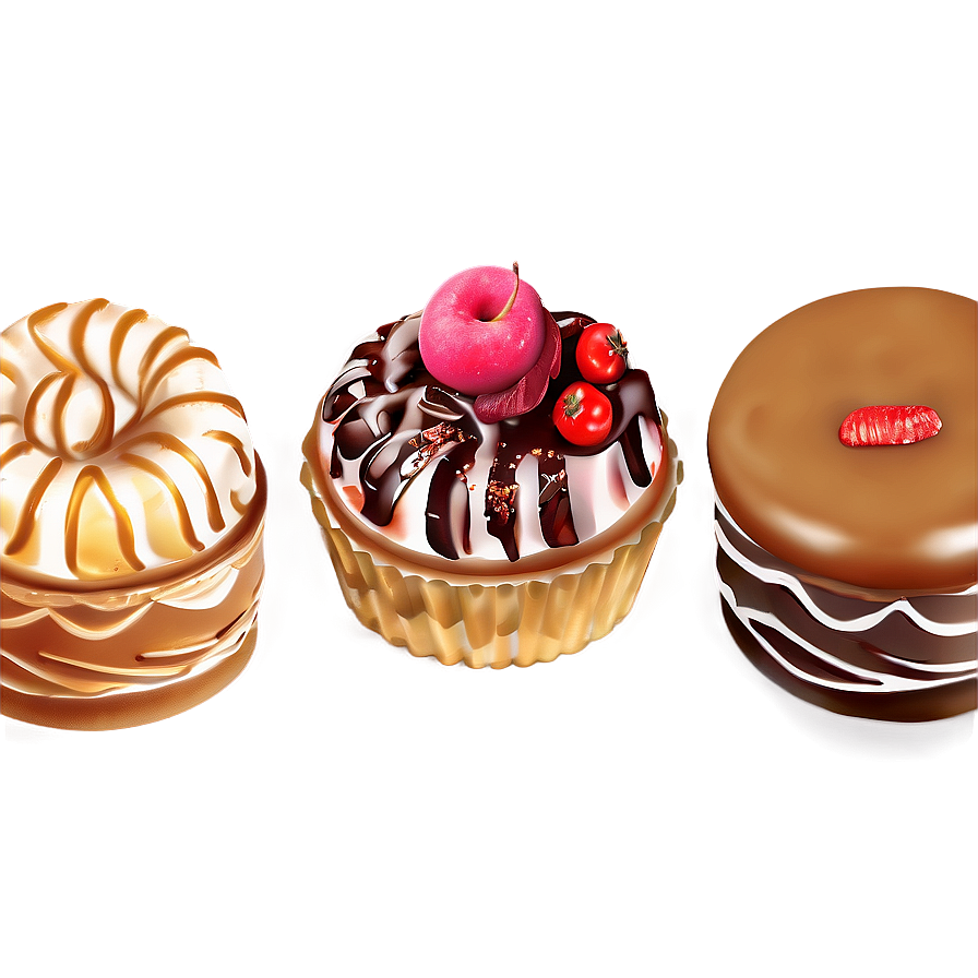 Luxury Pastry And Sweets Png 06262024 PNG
