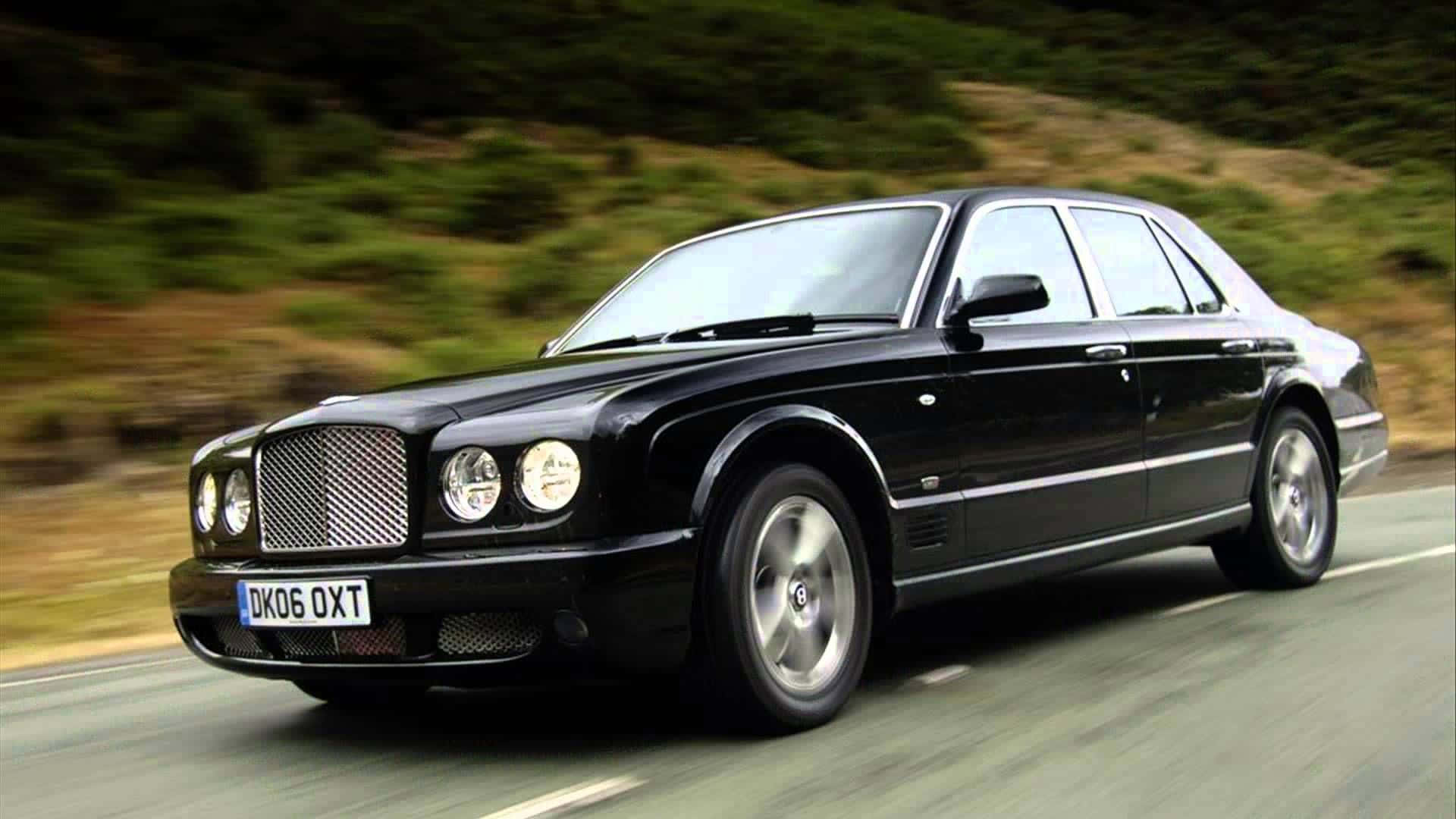 Luxury Redefined - Bentley Arnage In Exquisite Black Wallpaper