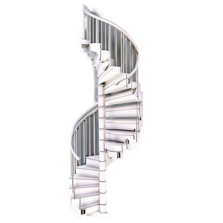 Luxury Spiral Staircase Png 06242024 PNG