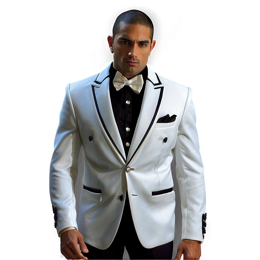 Luxury Tuxedo Suit Png 05242024 PNG